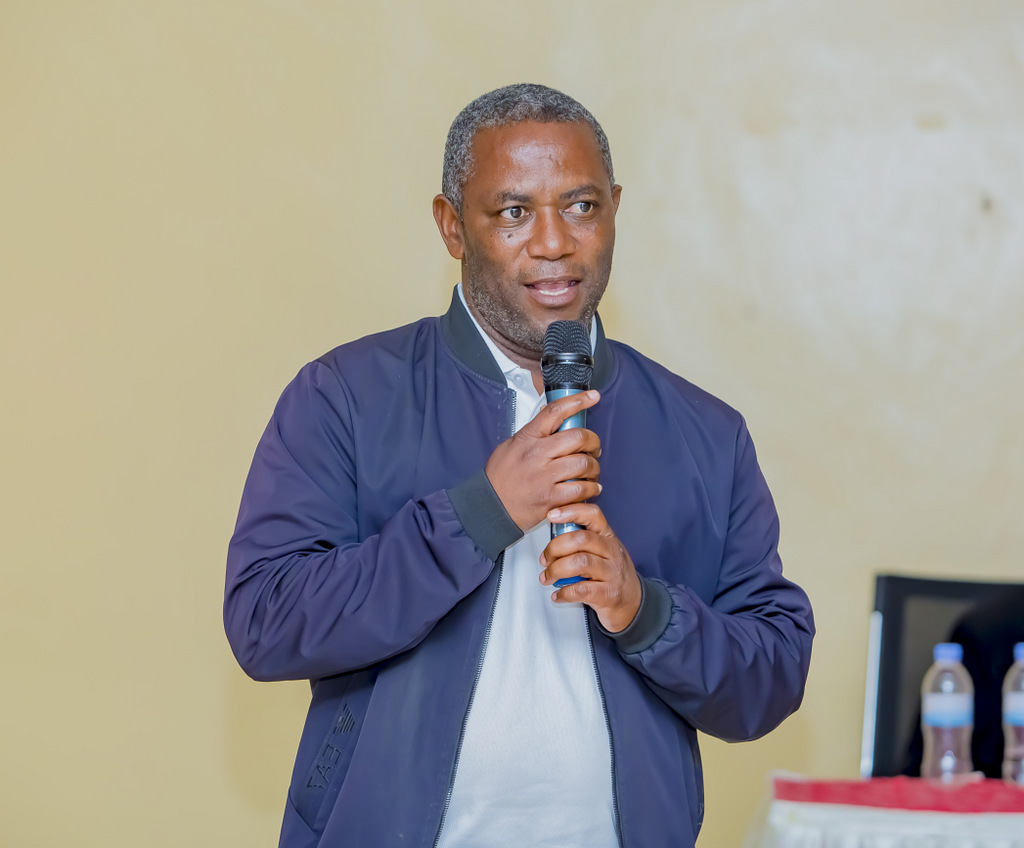 Habyarimana Florent ushinzwe Iterambere ry'Abato muri Minisiteri ya Siporo yabwiye abana ko bitezweho byinshi mu rugendo rwo guhesha ishema igihugu mu gihe kizaza