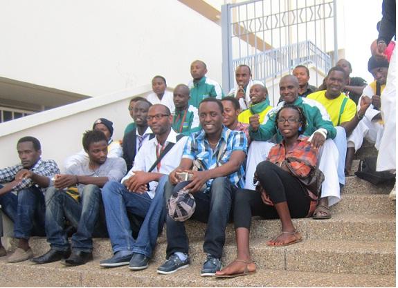 Abanyarwanda baba muri Maroc baje gushyigikira abavandimwe babo
