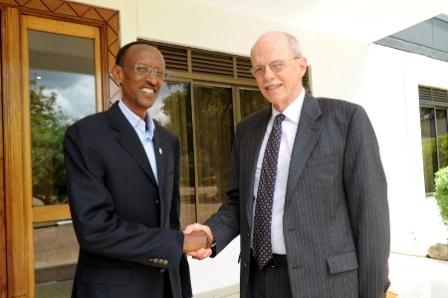 Ubwo Smith yabonanaga na Perezida Kagame umwaka ushize