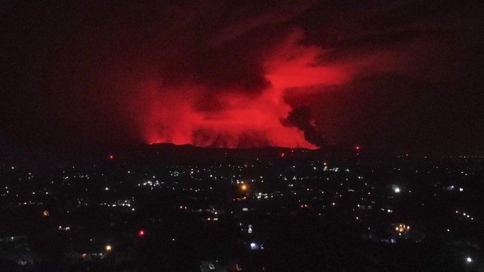 Nyiragongo yaraye irutse itunguranye