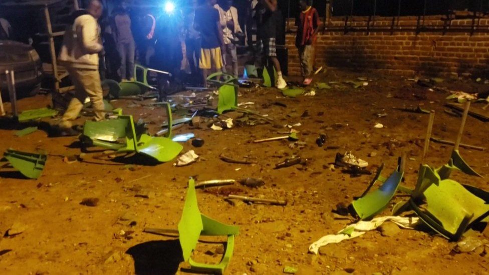 Iki gitero cyagabwe i Beni muri restaurant yarimo abantu bagiye kwizihiza Noheli