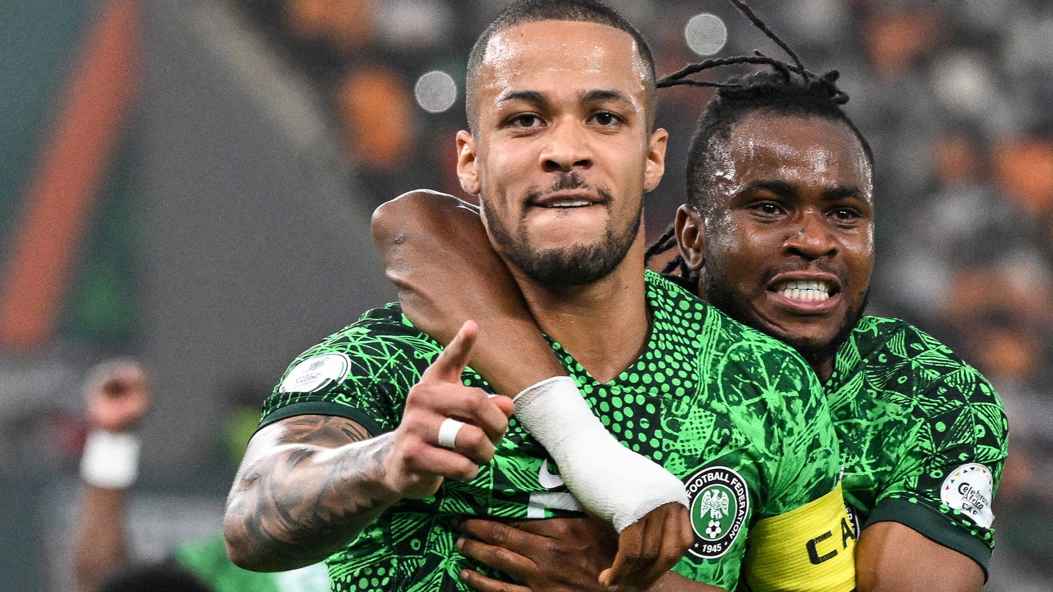 Kapiteni wa Nigeria, William Troost-Ekong na Lookman batoranyijwe mu bakinnyi bitwaye neza