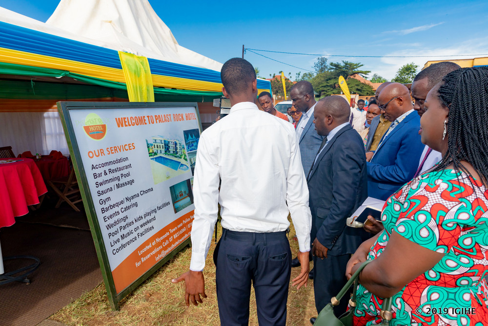 Amahoteli n'ibindi bigo bikorera mu Karere ka Nyamata yari yitabiriye iri murika