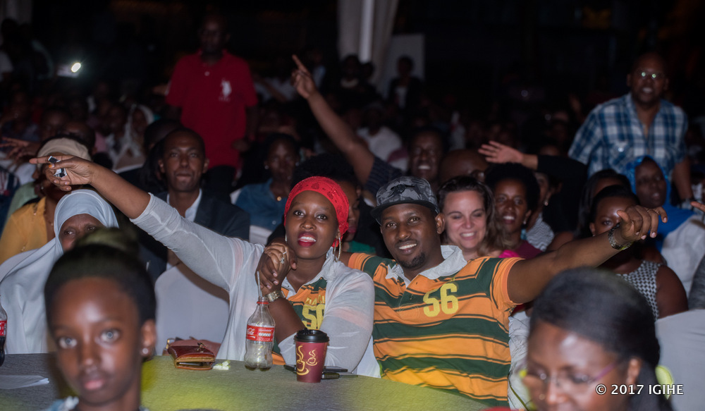 Akanyamuneza mu bitabiriye igitaramo