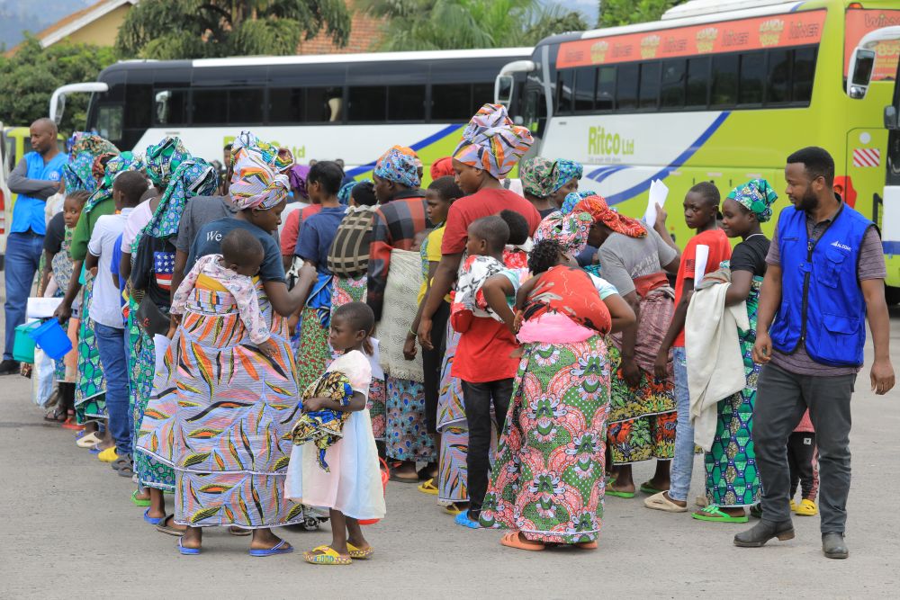 Ubwo Abanyarwanda babaga muri RDC bari bategereje kwerekezwa i Nyarushishi