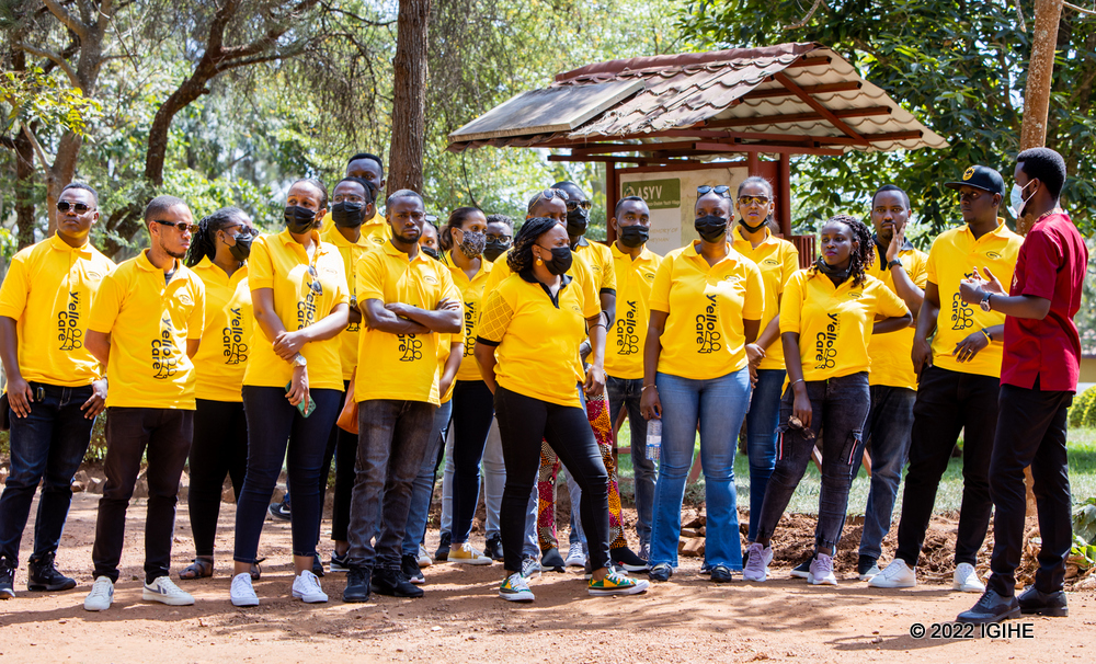 Aba bakozi ba MTN basoreje ibi bikorwa muri Agahozo Shalom