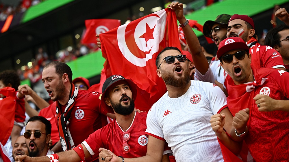 Abafana ba Denmark bashyigikiye ikipe yabo ariko igitego kirabura burundu