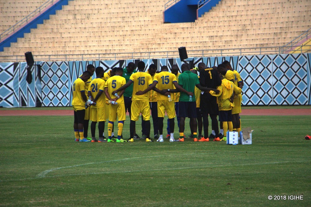 Abakinnyi icyenda ni bo bakoze imyitozo ya mbere y'Amavubi yitegura Guinée-Conakry