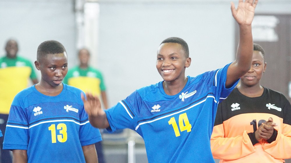 Abangavu b'u Rwanda bagaragazaga akanyamuneza nyuma y'umukino