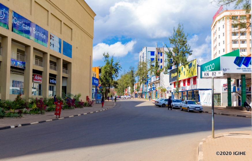 Abantu bagabanutse ku buryo bugaragara mu mihanda ya Kigali