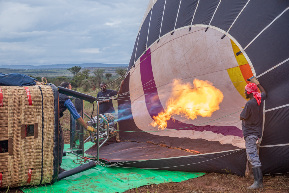 Kugira ngo balloon izamuke bisaba ko icanwamo gas ya LPG yongerwamo Nitrogen