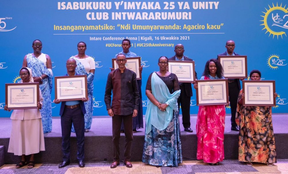 Aba ni abarinzi b'igihango bashimiwe umwaka ushize
