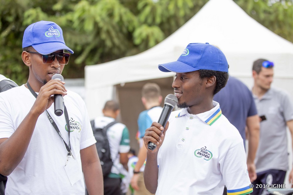 Abashyushyarugamba ba Tour du Rwanda ni David Bayingana na MC Bryan