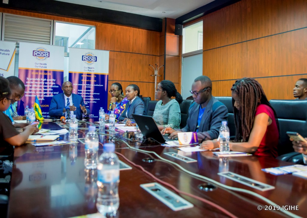Abayobozi ba RSSB bagiranye ikiganiro n'abanyamakuru