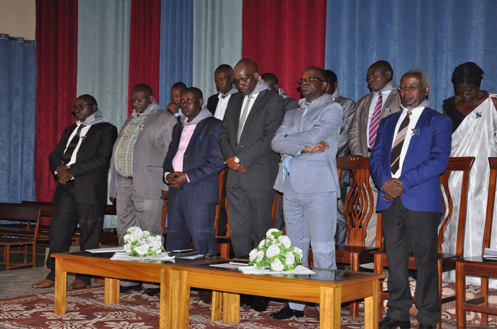 Muri uyu muhango hafashwe umunota wo kwibuka