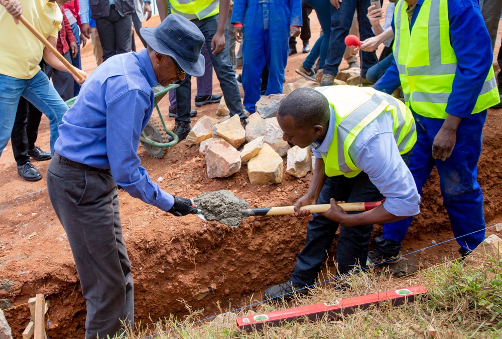 Aha Perezida wa Repubulika, Paul Kagame, yari yitabiriye umuganda
