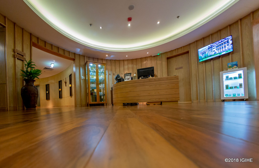 Ahakirirwa abakiliya bagana Saray Spa ya Kigali Marriott Hotel
