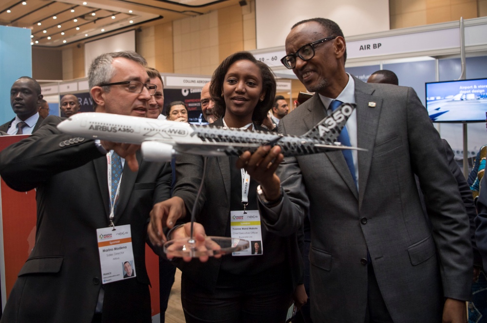 Ubwo iyi nama yaberaga mu Rwanda mu 2019, Perezida Kagame niwe wayifunguye ndetse yitabira imurika ryari riyishamikiyeho