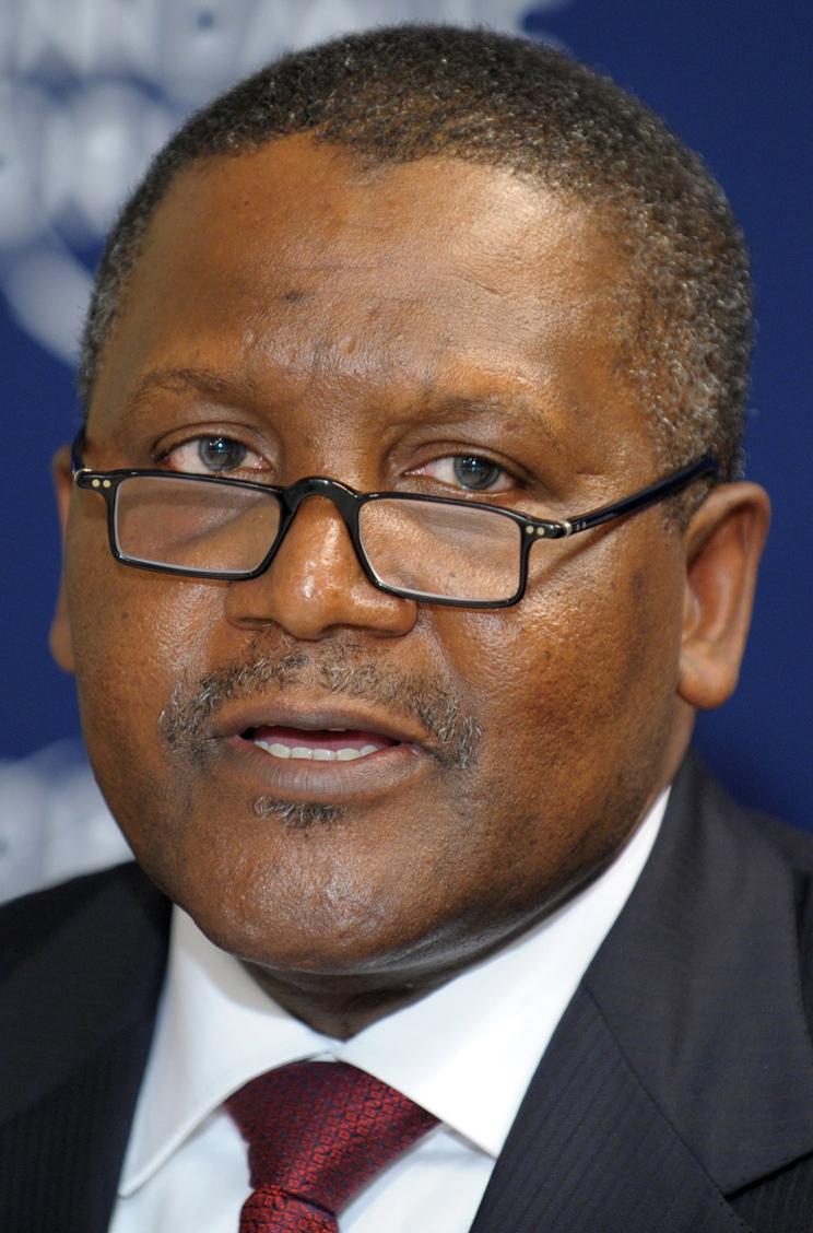 Aliko Dangote w'imyaka 56 niwe muherwe wa mbere w'Umunyafurika akaba uwa 25 ku isi na miliyari 25 z'amadolari ya Amerika