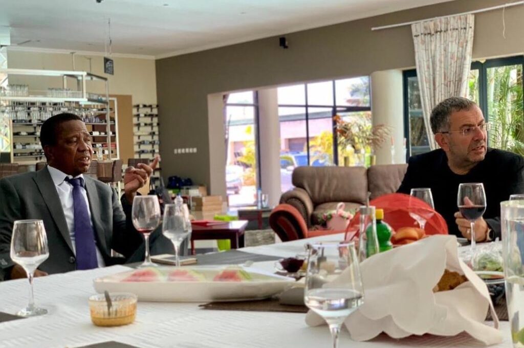 Perezida Edgar Lungu afitanye umubano wihariye na Zingman uzwi mu bucuruzi bw'intwaro