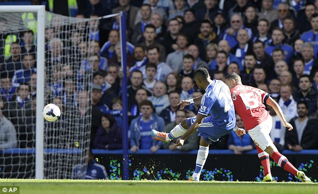 Eto'o niwe wafunguye amazamu ya Arsenal