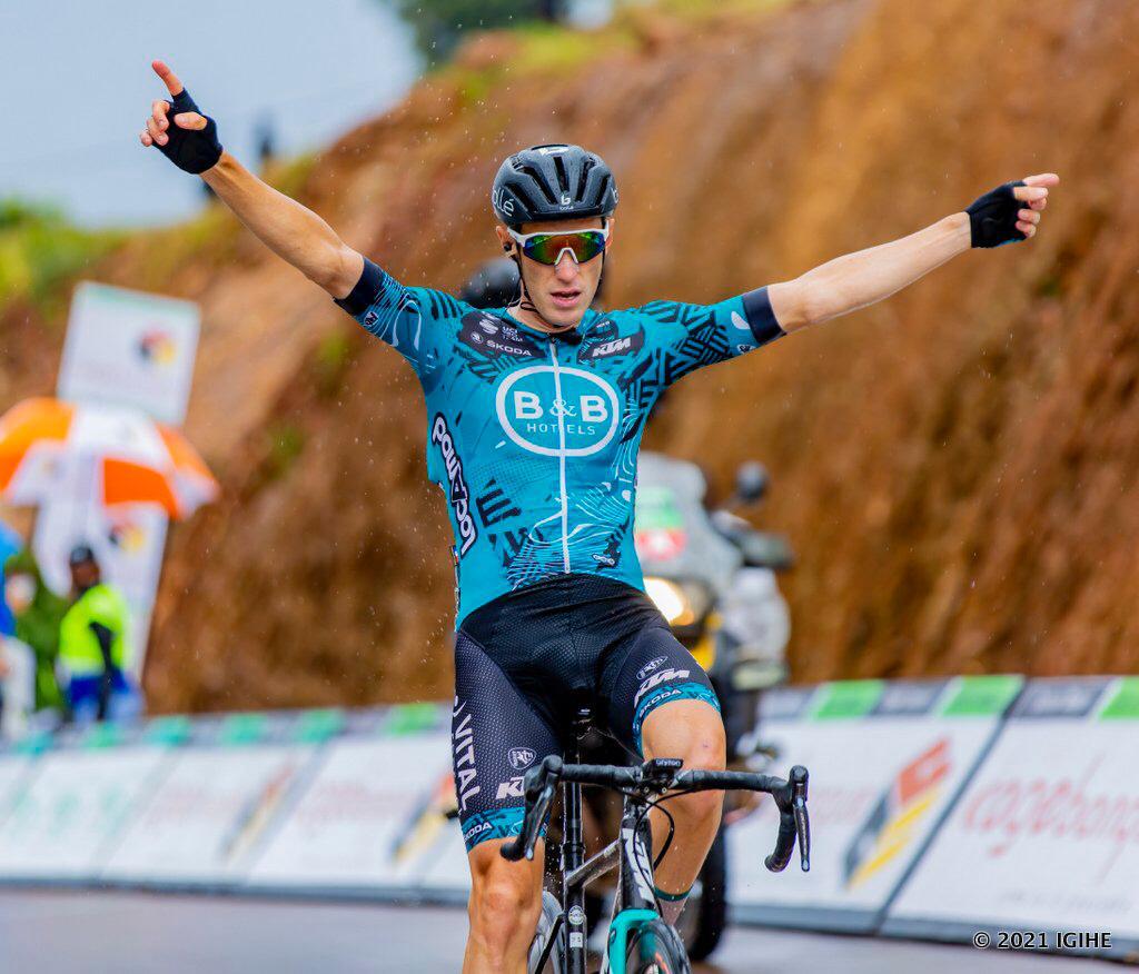 Pierre Rolland watwaye uduce tubiri twa Tour de France, yakinnye Tour du Rwanda ya 2021
