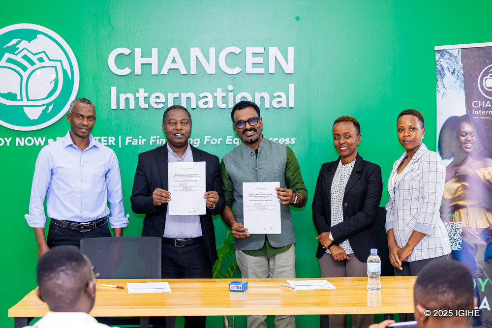Amasezerano yasinywe hagati ya ICK na Chancen International azamara imyaka itatu ishobora kongerwa
