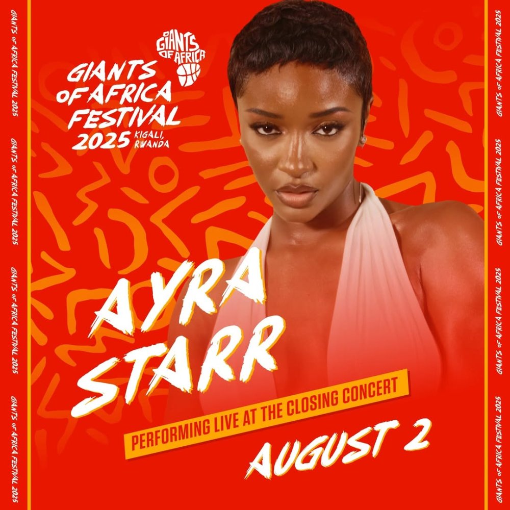 Ayra Starr yongewe muri ’Giants of Africa’ igiye kubera i Kigali