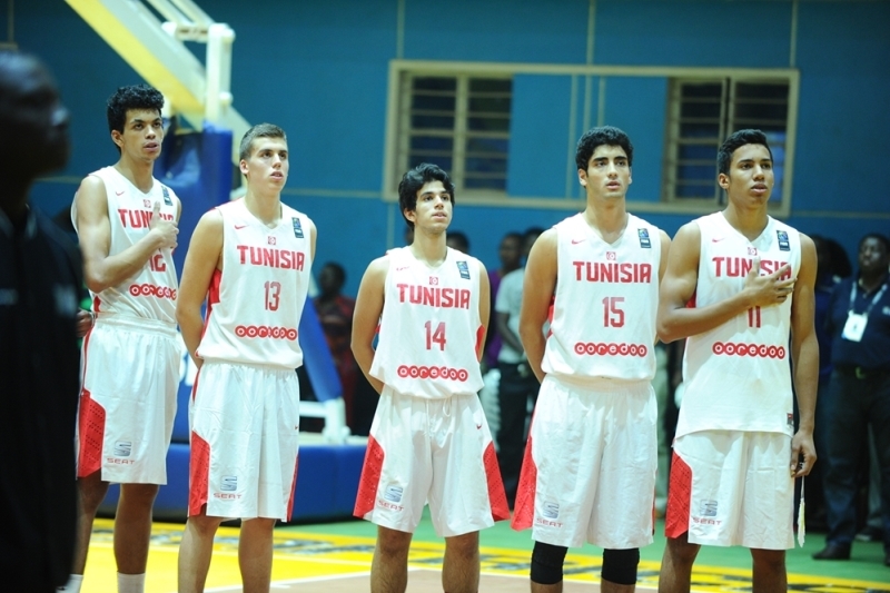 Abakinnyi ba Tunisia babanje mu kibuga