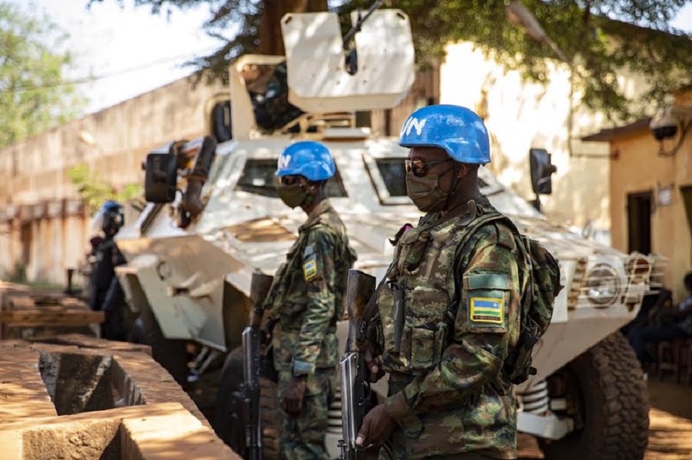 Ingabo z'u Rwanda zirinda ibice bitandukanye bya Centrafrique