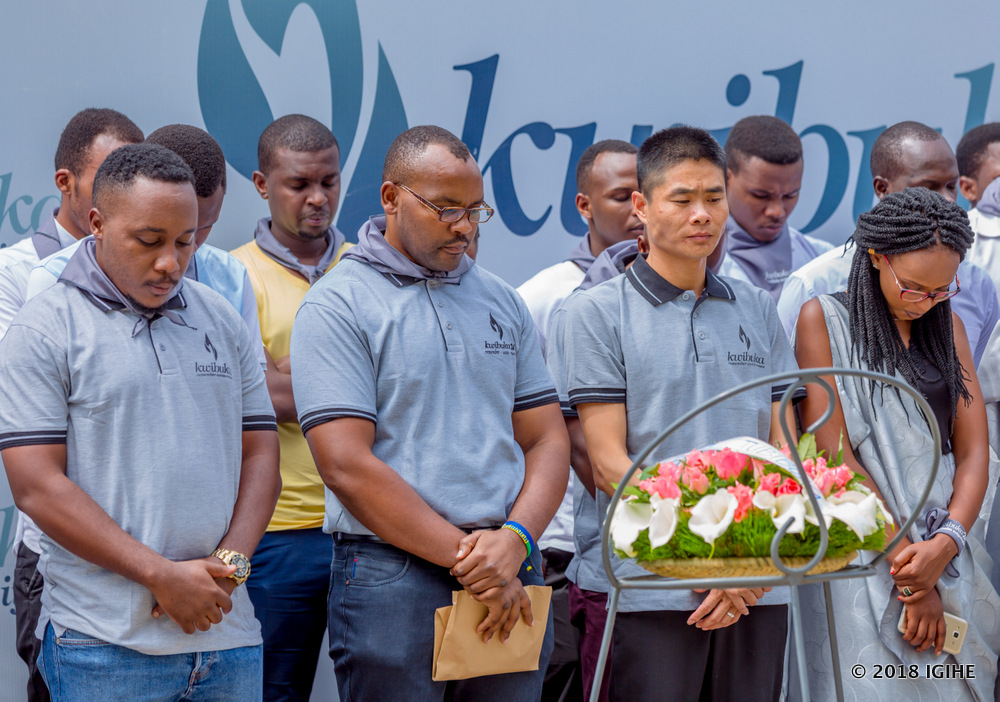 Bafashe umunota wo kwibuka abazize Jenoside yakorewe Abatutsi