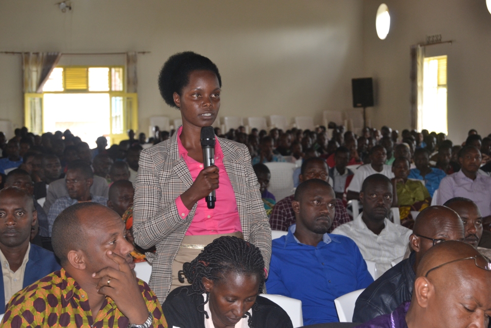 Bahawe umwanya wo gutanga ibitekerezo