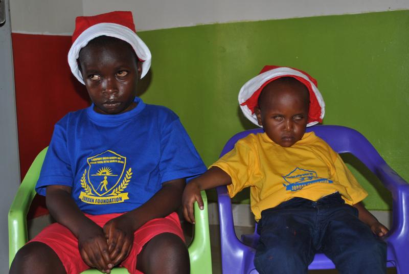 Bamwe mu bana barererwa muri iki kigo bafite ubumuga bwo kutabona bya burundu