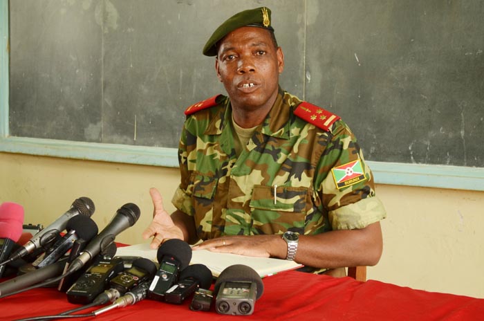 Umuvugizi w'Ingabo z'u Burundi, Col Gaspard Baratuza