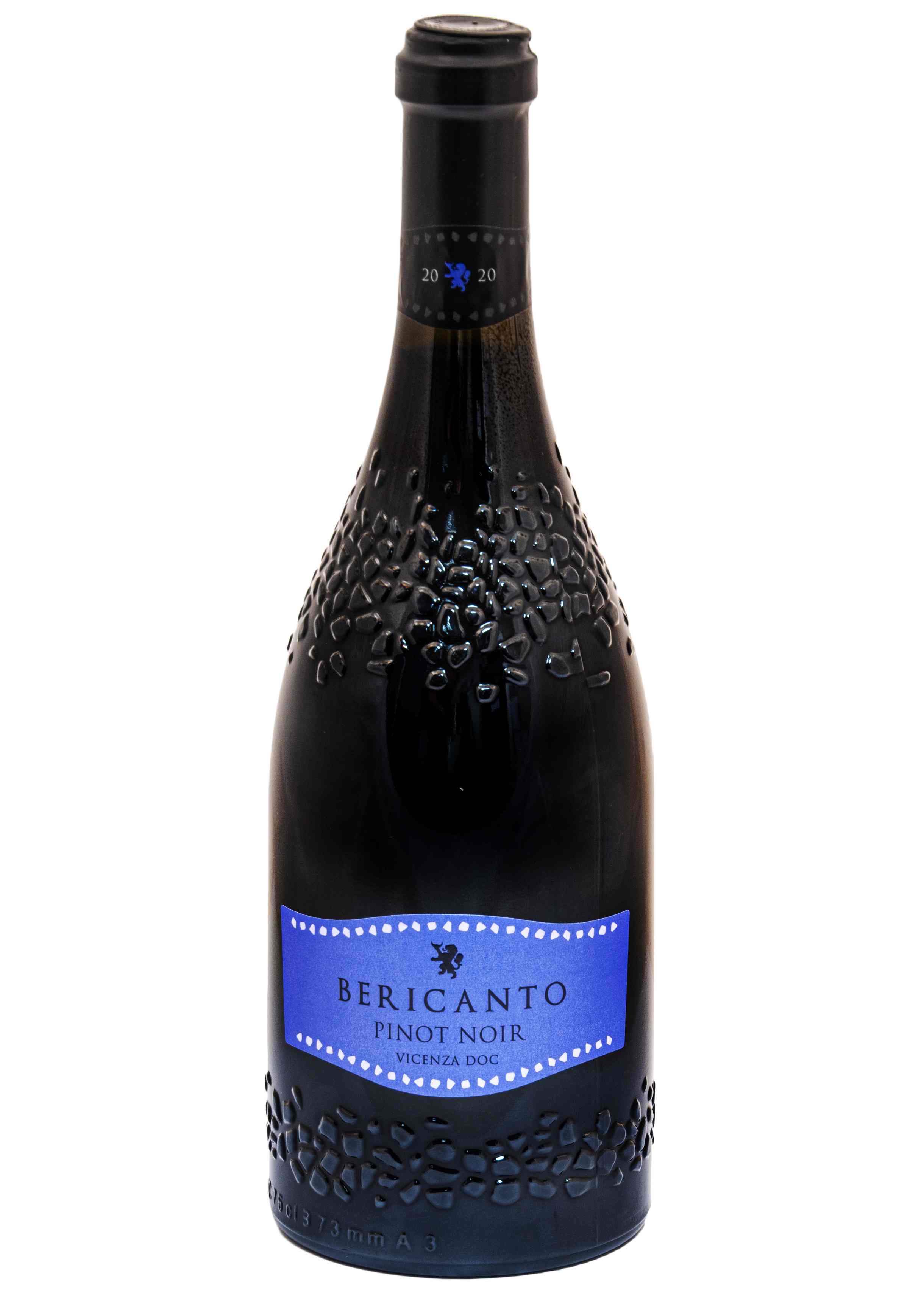 Umuvinyo utukura uzwi nka ‘Bericanto Pinot Noir ukorwa mu mizabibu yirabura benganye n’ibishishwa