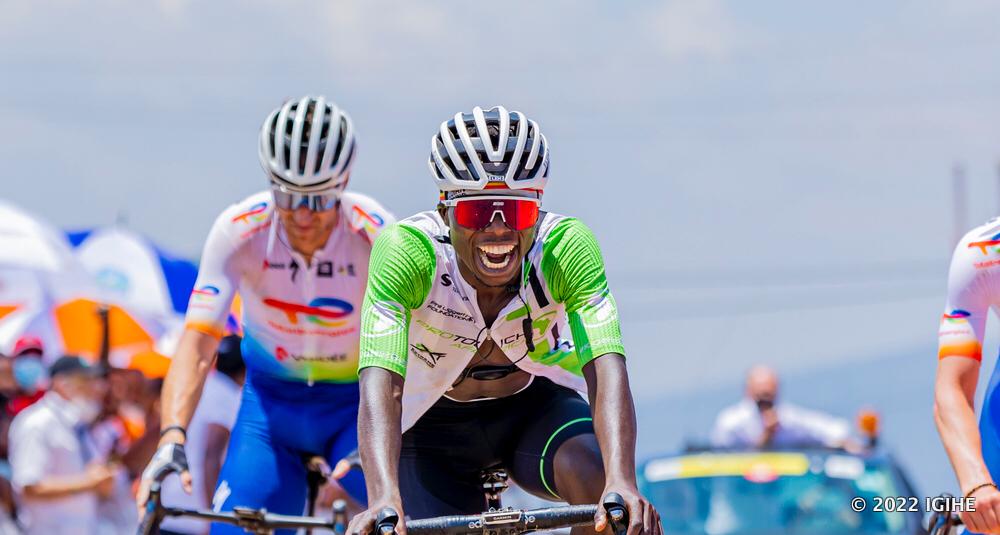 Mugisha Moïse ni we Munyarwanda umaze kwegukana Agace ka Tour du Rwanda kuva igeze ku rwego rwa 2,1 mu 2019