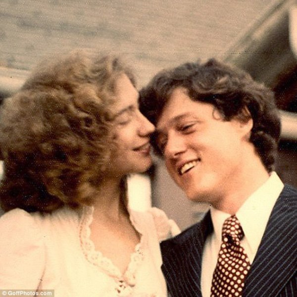 Bill Clinton na Hillary ku munsi w'ubukwe bwabo