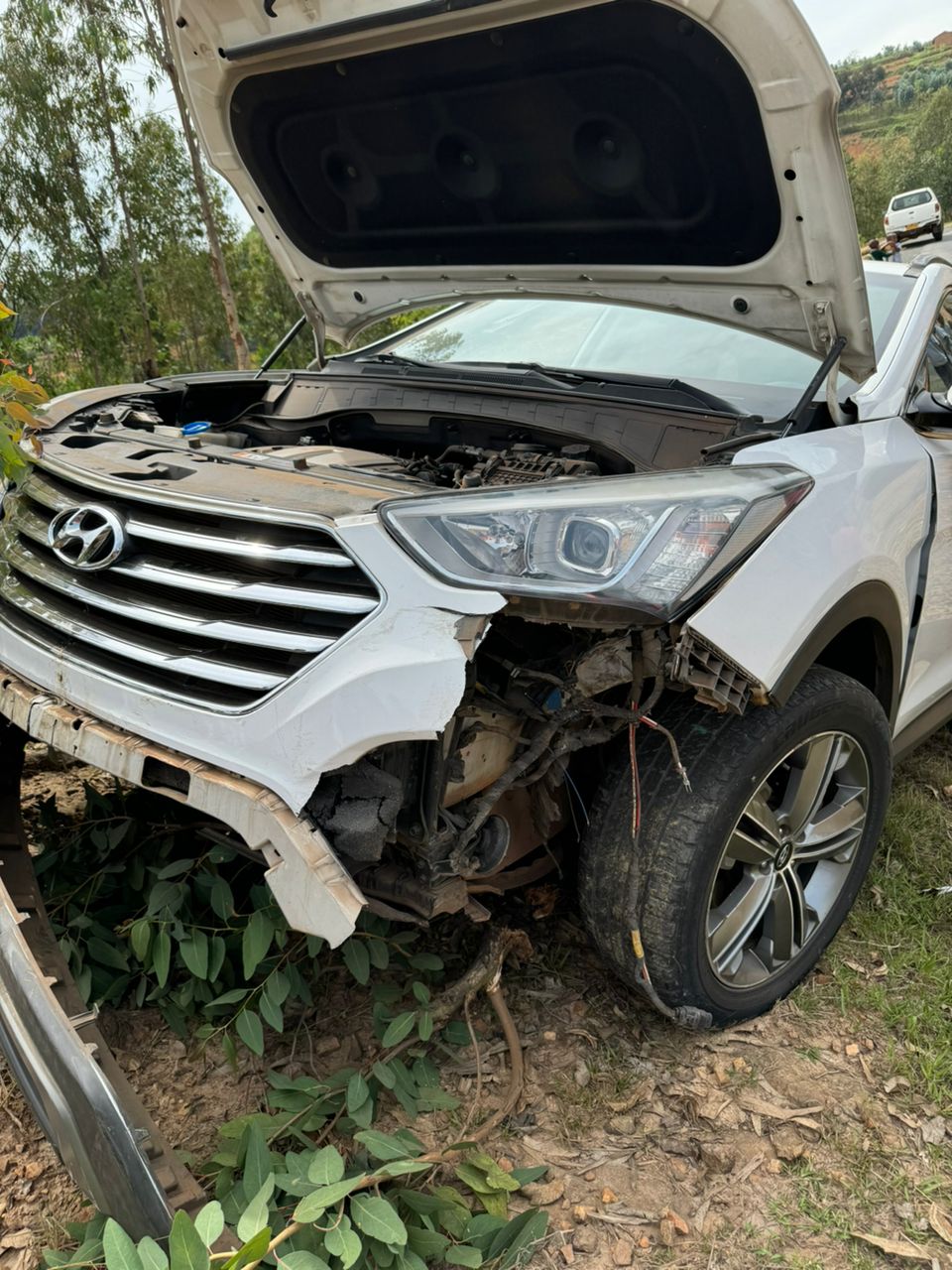 Imodoka ya DJ Brianne yarenze umuhanda igwa mu ishyamba