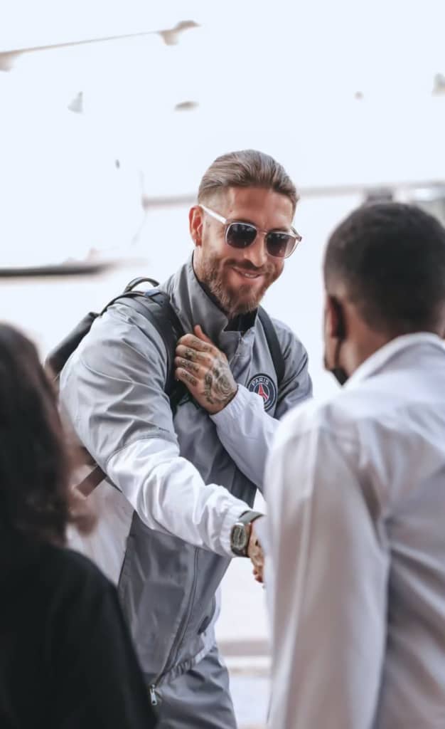 Bwa mbere mu mateka Sergio Ramos ubwo yari ageze mu Rwanda