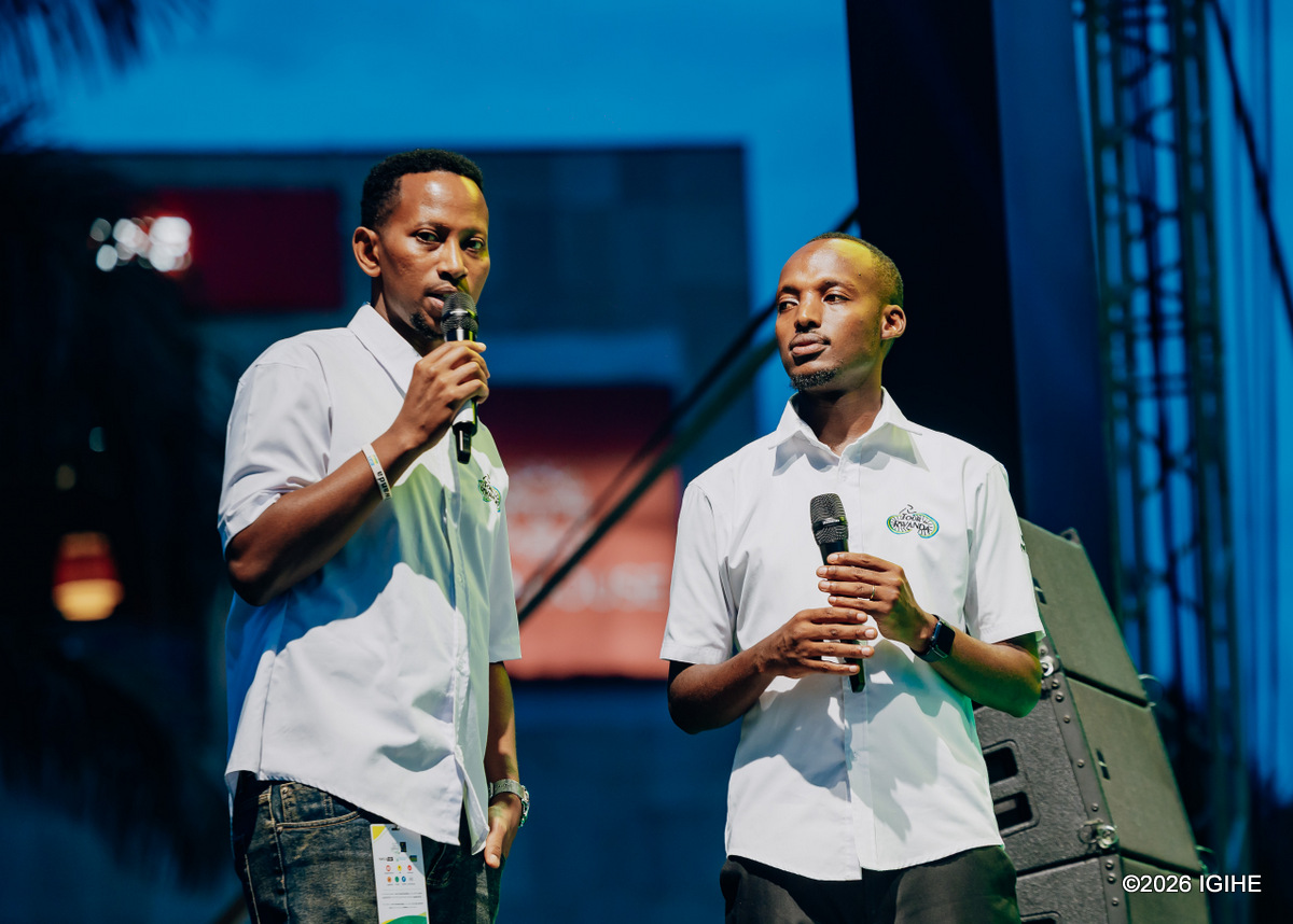 Bayingana David na MC Brian ni bo bari bayoboye ibi birori byo kwerekana amakipe azakina Tour du Rwanda 2026