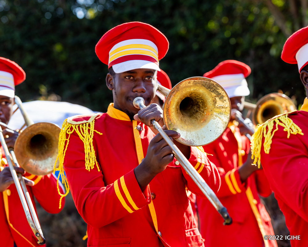Byari ibirori bidasanzwe ubwo aba banyeshuri basozaga amasomo yabo
