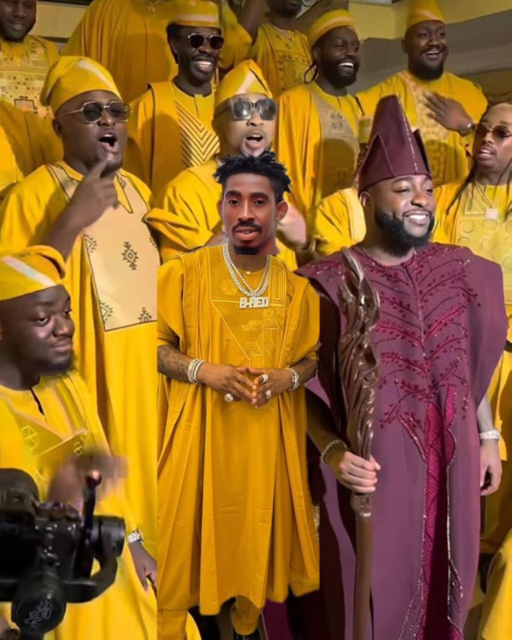 Byari ibyishimo ku batashye ubukwe bwa Davido na Chioma