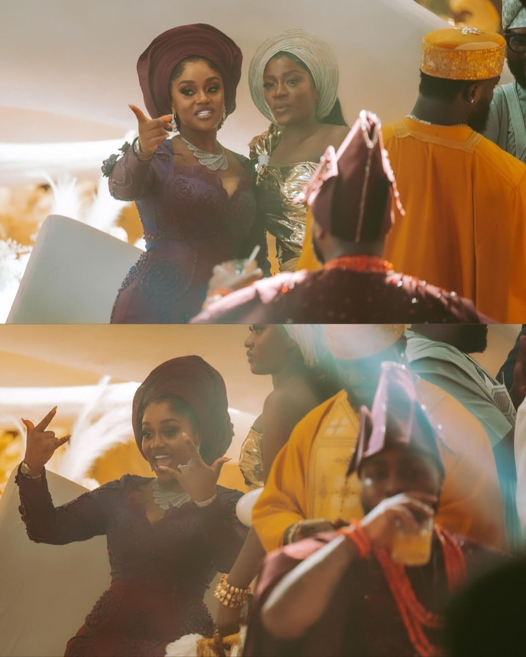 Byari ibyishimo kuri Davido na Chioma