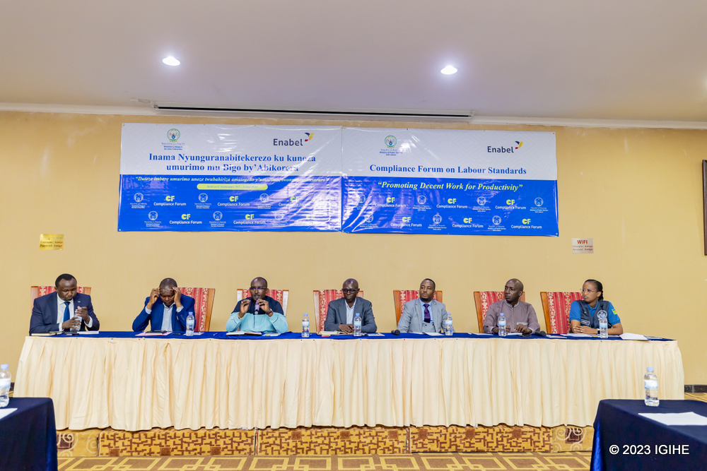 Muri iyi nama habaye ikiganiro cyitabiriwe n'abo mu nzego zitandukanye zikurikirana ibijyanye n'umurimo
