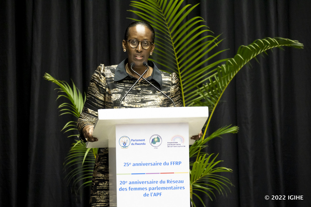 Madamu Jeannette Kagame yasabye APF kutemera ko ihohoterwa rikorerwa abagore rifatwa nk’ikintu gisanzwe