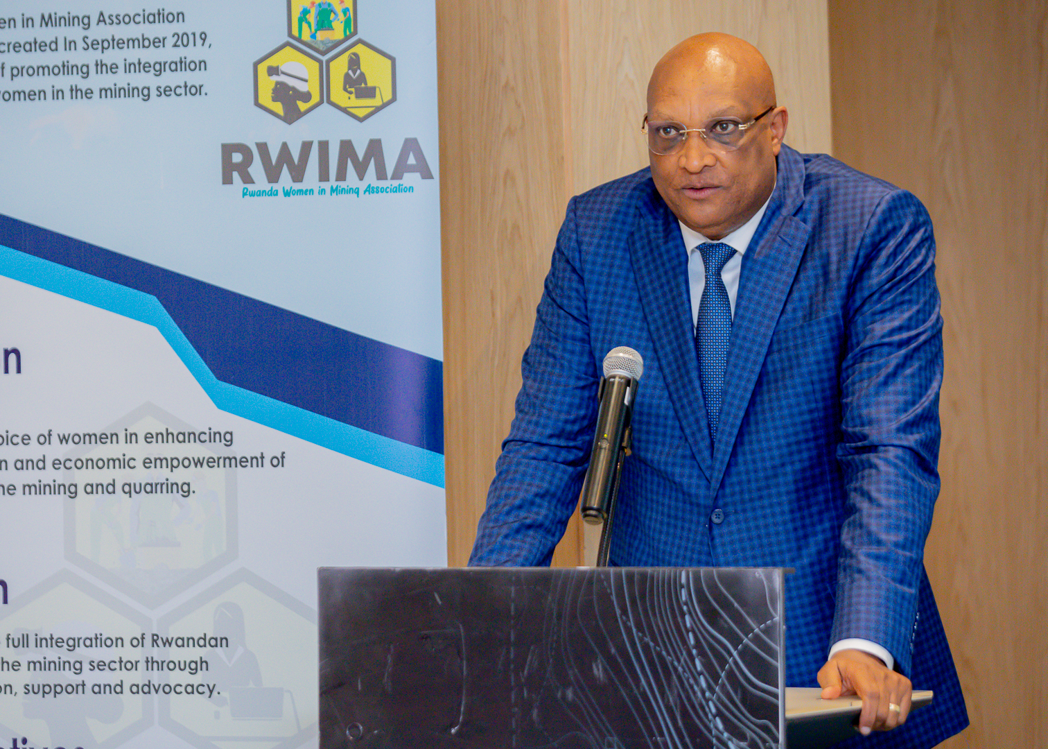 Umuyobozi w’Ihuriro ry’abacukuzi b’amabuye y’agaciro mu Rwanda, Jean Malic Kalima yavuze ko kuba havutse iri huriro ryihariye ry’abagore ari ikimenyetso cy’uko urwego rw’ubucukuzi mu Rwanda ruri gutera imbere
