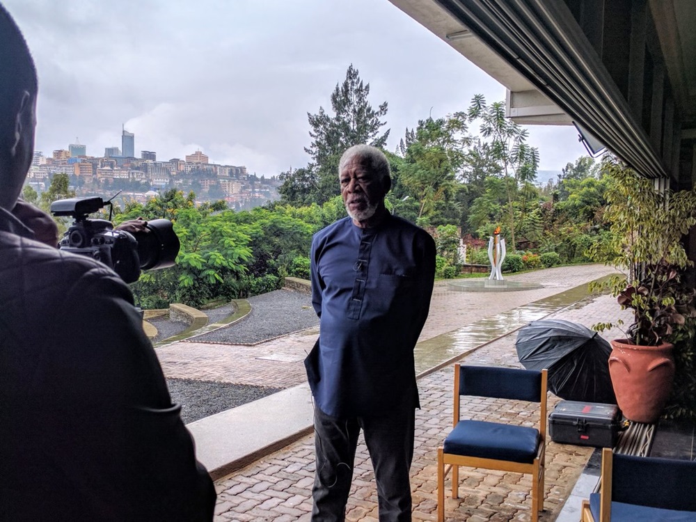 Morgan aheruka i Kigali muri Gicurasi 2017