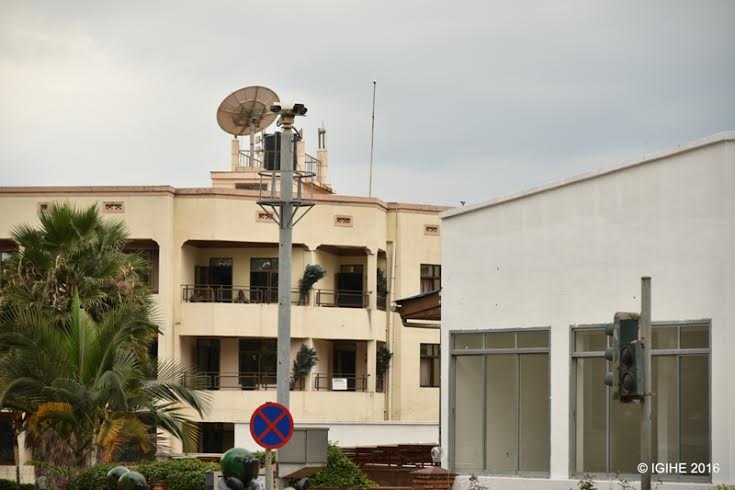 Camera ziri munsi y'ahahoze Radio Rwanda
