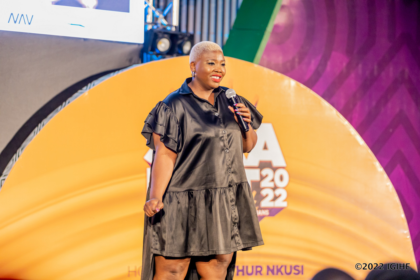 Celeste Ntuli yishimiwe cyane muri iki gitaramo