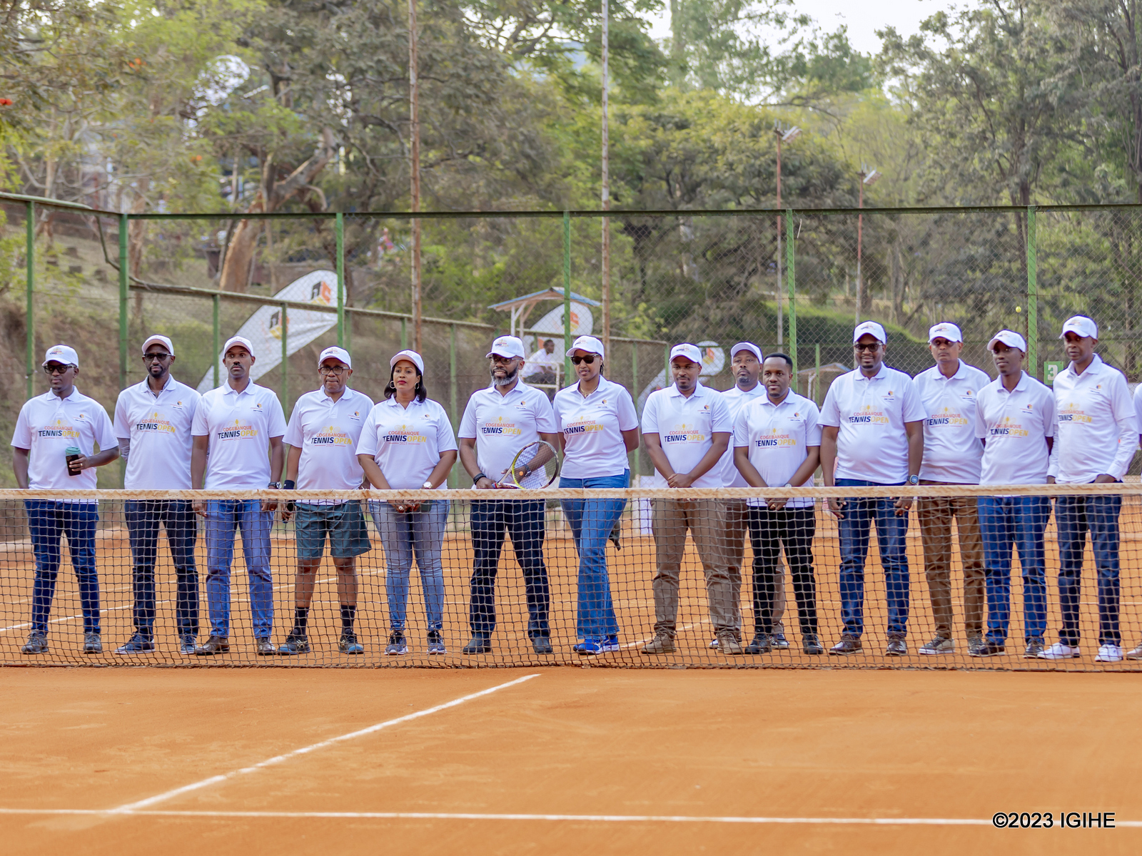 Abayobozi batandukanye bitabiriye itangizwa rya Cogebanque Tennis Open 2023